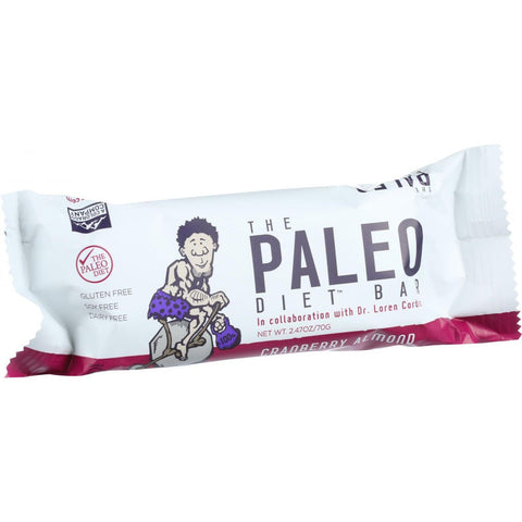 The Paleo Diet Bar - Cranberry Almond - 2.47 oz Bars - Case of 12